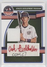 2023 Panini USA Baseball Stars & Stripes Materials Josh Burkholder Auto 0q3