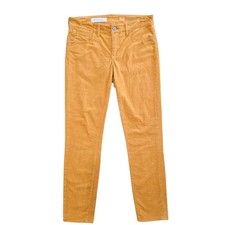 Anthro. Pilcro  the Letterpress Slim Straight Corduroy Pants Mustard size 27