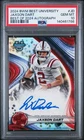 2024 Bowman Best University Jaxson Dart Rookie RC Auto #BOA-JD PSA 10 Gem GIANTS