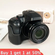 For Panasonic LUMIX FZ80D FZ85D Camera Bag PU Leather Dock  Base Cover Shell