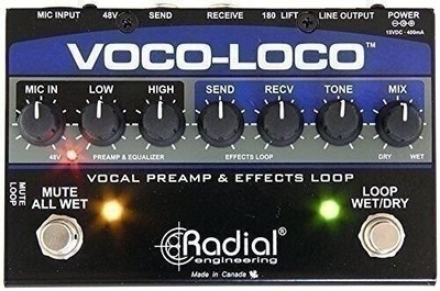 Radial Engineering Voco-Loco Effects Switcher for Voice or Instrument