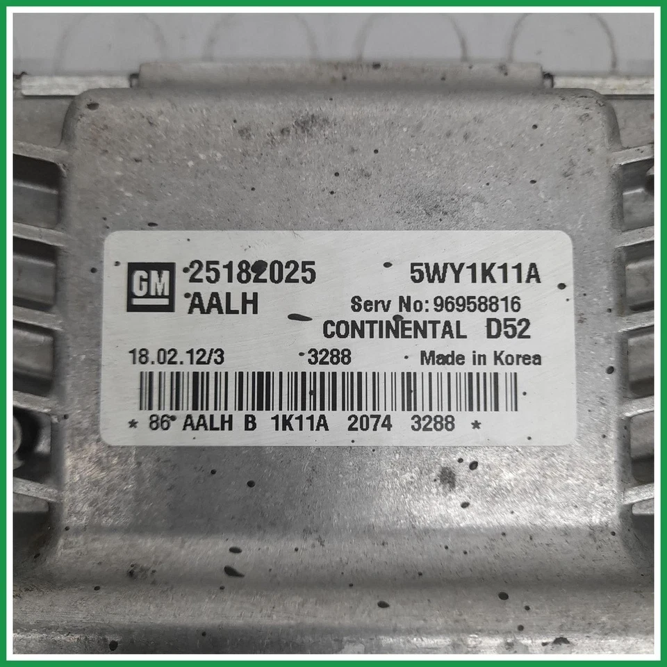 Centralina Iniezione Continental 5WY1K11A Chevrolet Spark 96958816 2010 2013 - Immagine 3 di 4