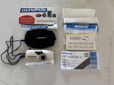 Olympus Stylus Epic DLX 35mm Film Camera Outfit Boxed Kit - Mju II - TESTED