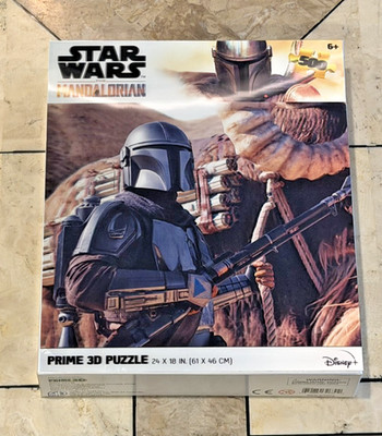   Star Wars Mandalorian Prime 3D Puzzle 500 Pieces 24x18 NEW Sealed   FREE SHIP