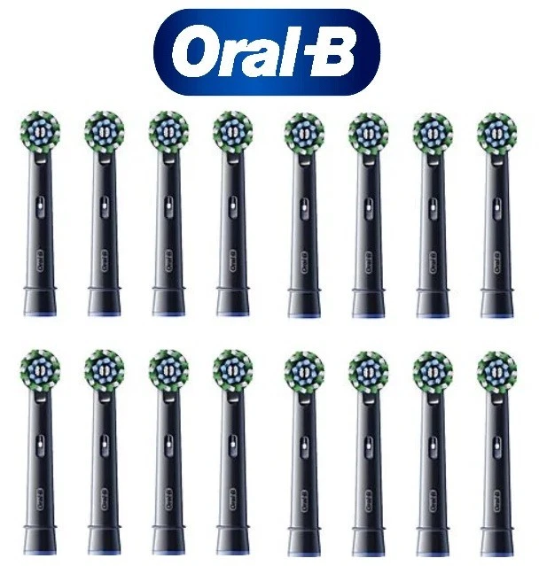 16x Testine Ricambio Oral-B CrossAction - Spazzole Per Spazzolino Elettrico 16pz