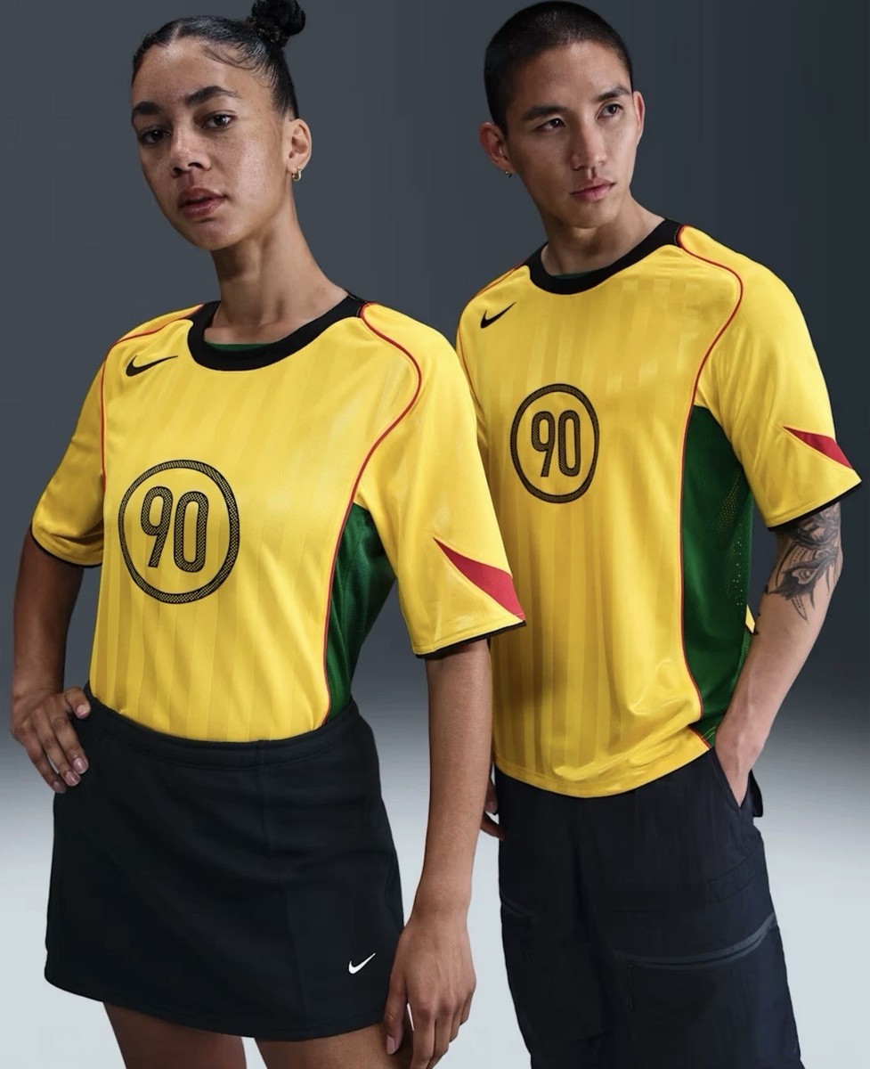 Size L - Nike X Total 90 Dri-Fit Soccer Jersey Yellow IB4218-719