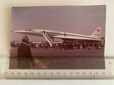 Aeroflot Soviet Airlines USSR Tupolev Tu-144 Aircraft Original Photo Paris 1975