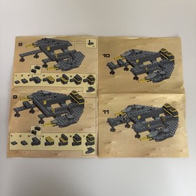 Lego Renegade 6954 Blacktron Space 100% Complete Vintage Set 1987 w Instructions