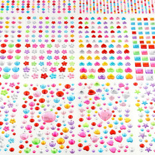 4902 Pcs Sparkling Gem Stickers Self-Adhesive Rhinestone Gem Stickers for DIY...