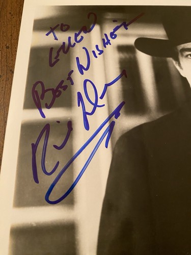 Foto autografiada firmada por Richard Devon Bonanza Gunsmoke Twilight Zone cuero crudo - Imagen 3 de 3