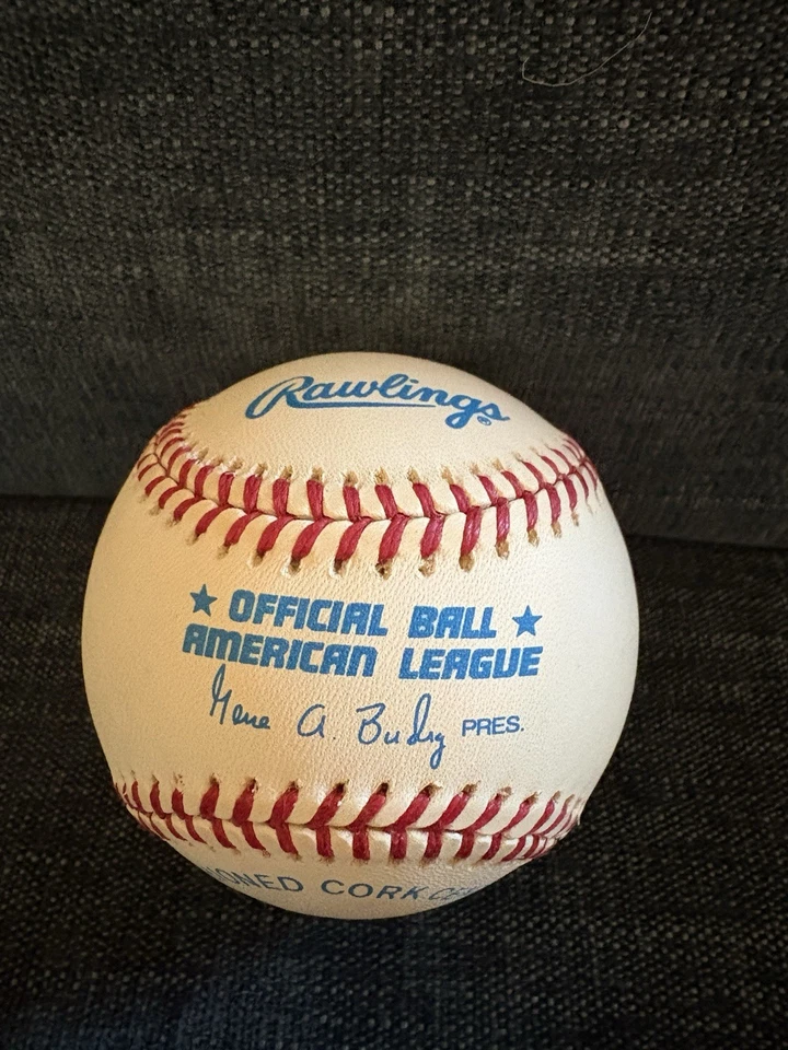 弗兰克·托马斯亲笔签名美国联盟棒球大伤 35 — 第 2/4 张图片