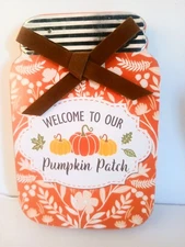 MDF Mason Jar Shaped Table Décor. 6in x4in