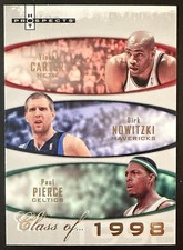 2007-08 Fleer Hot Prospects Vince Carter Dirk Nowitzki Paul Pierce /1998