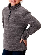 Roper Western Jacket Girls Quarter Zip Gray 03-298-0692-6147 GY