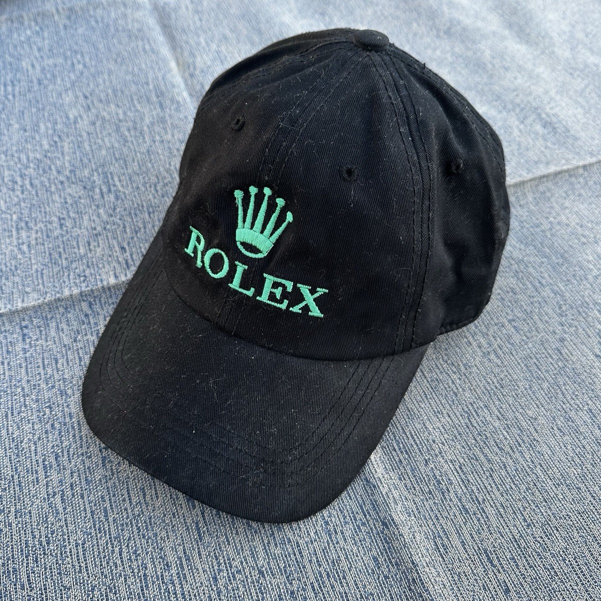 Vintage Rolex Baseball Cap Cobra Hat Green Crown Logo Classic