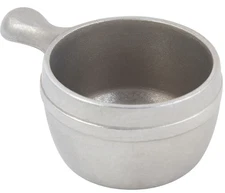 Bon Chef 12 oz Aluminium Soup Bowls with Handle, Set of 4