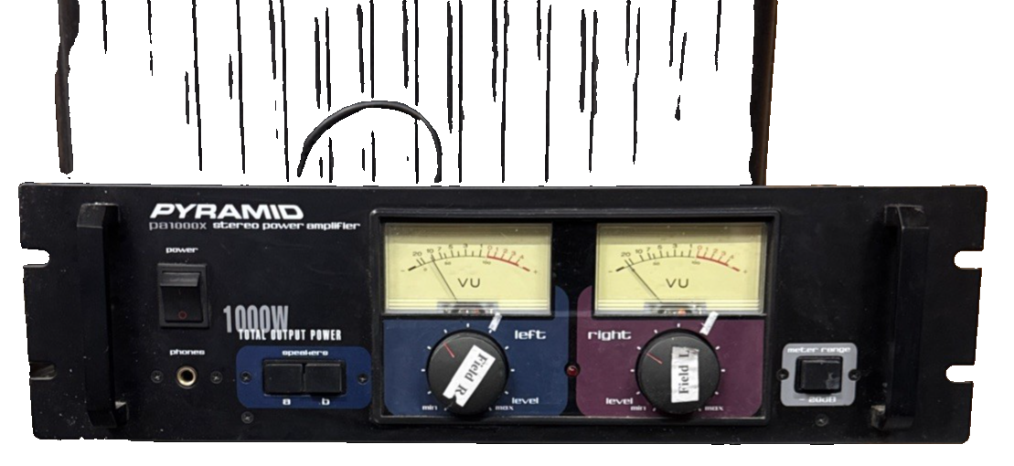 Pyramid Pa1000x Stereo Power Amplifier da45 | eBay