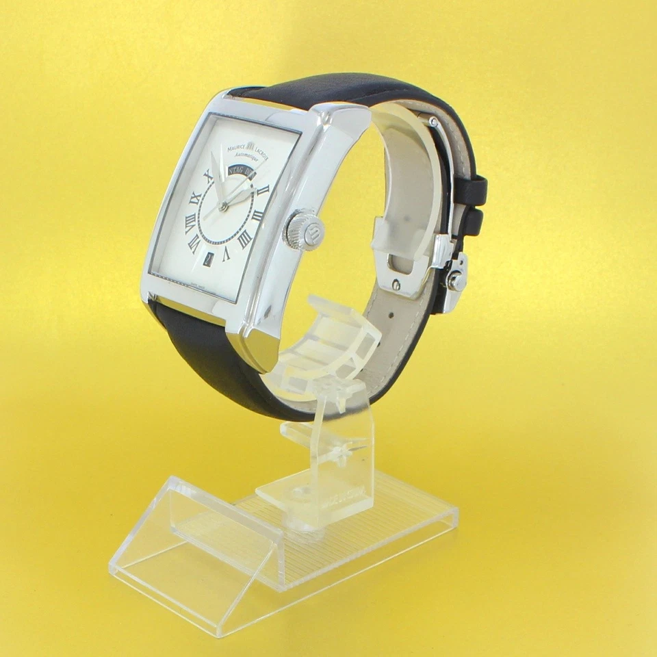 Maurice Lacroix Pontos PT6147 Stahl Leder xxyy-d 27993 - Bild 4 von 4