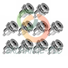 500PCS DC Power Supply Jack Plug Socket Female Panel Mount Connector 5.5mm*2.1mm