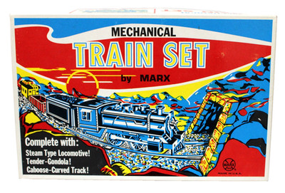 Marx 526 O Tin Mechanical (wind-up) Train Set  Boxed NIB 1970