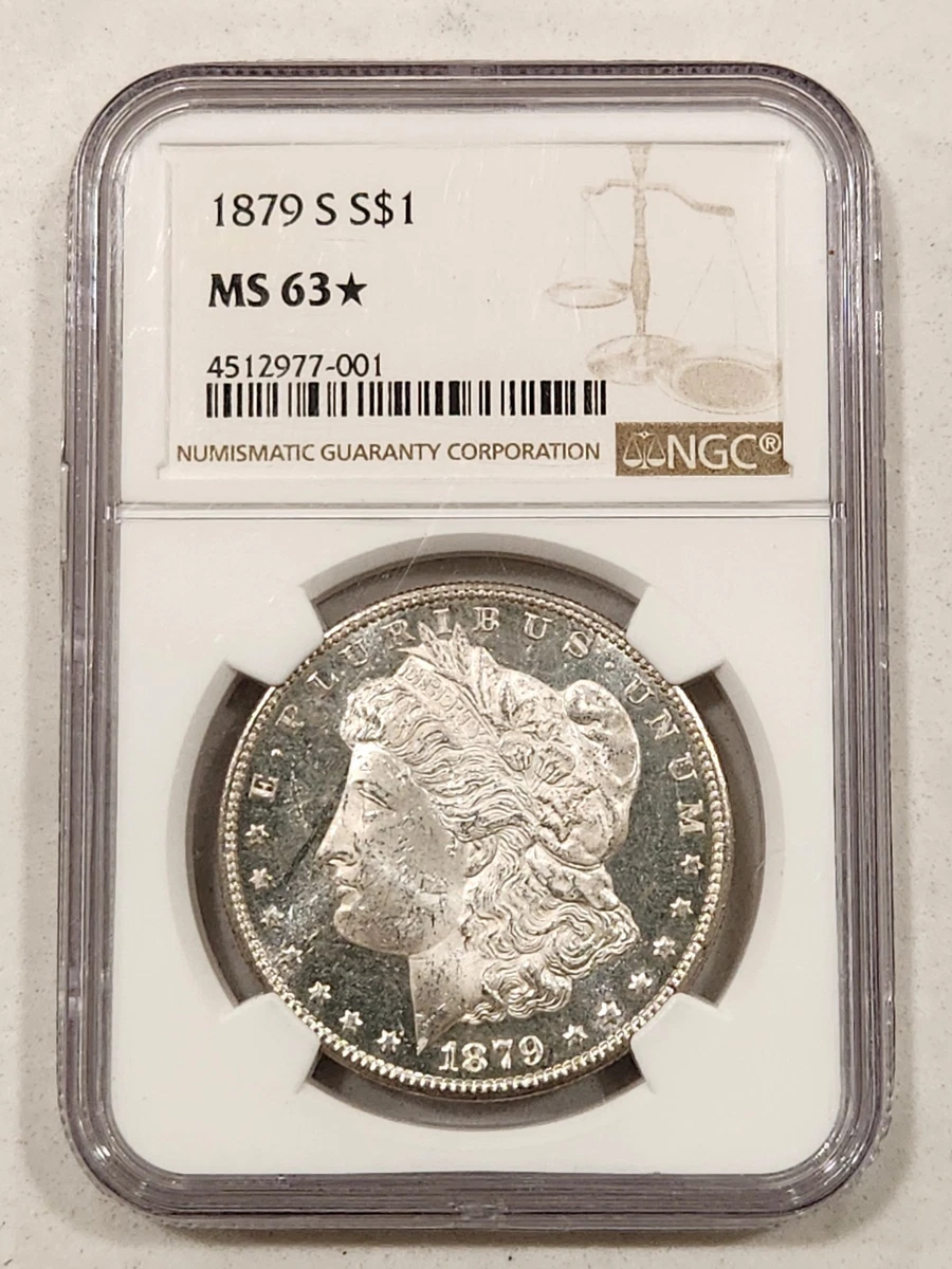 1879 Grade MS 63 Morgan US Dollars for sale | eBay