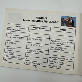 WWF WrestleMania NES 1989 Hulk Hogan Wrestling gioco acclamato manuale non testato
