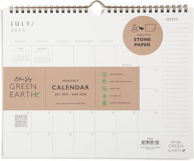 #ad #ad Blue Sky Green Earth 2025 2026 Monthly 11quot; x 8.75quot; Standard Stone 2025 2026 $11.99