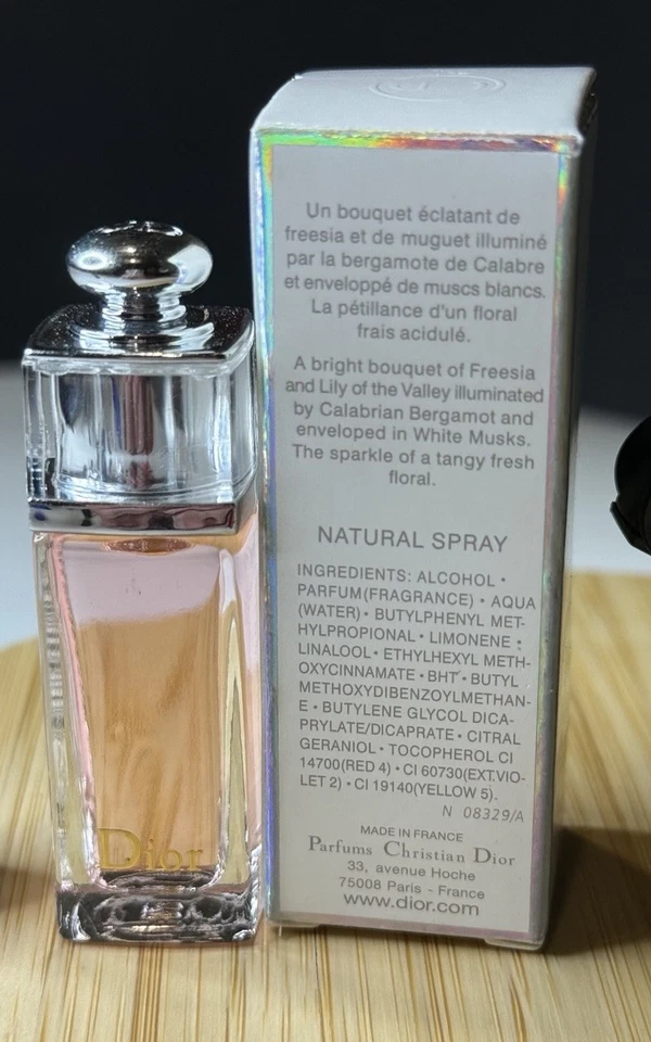 DIOR • ADDICT • EAU FRAICHE • Eau de Toilette EDT • 5ml • Novo na caixa - Imagem 4 de 4
