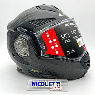 Casco Modulare Ls2 Ff901 Advant X Carbon Future II Opaco