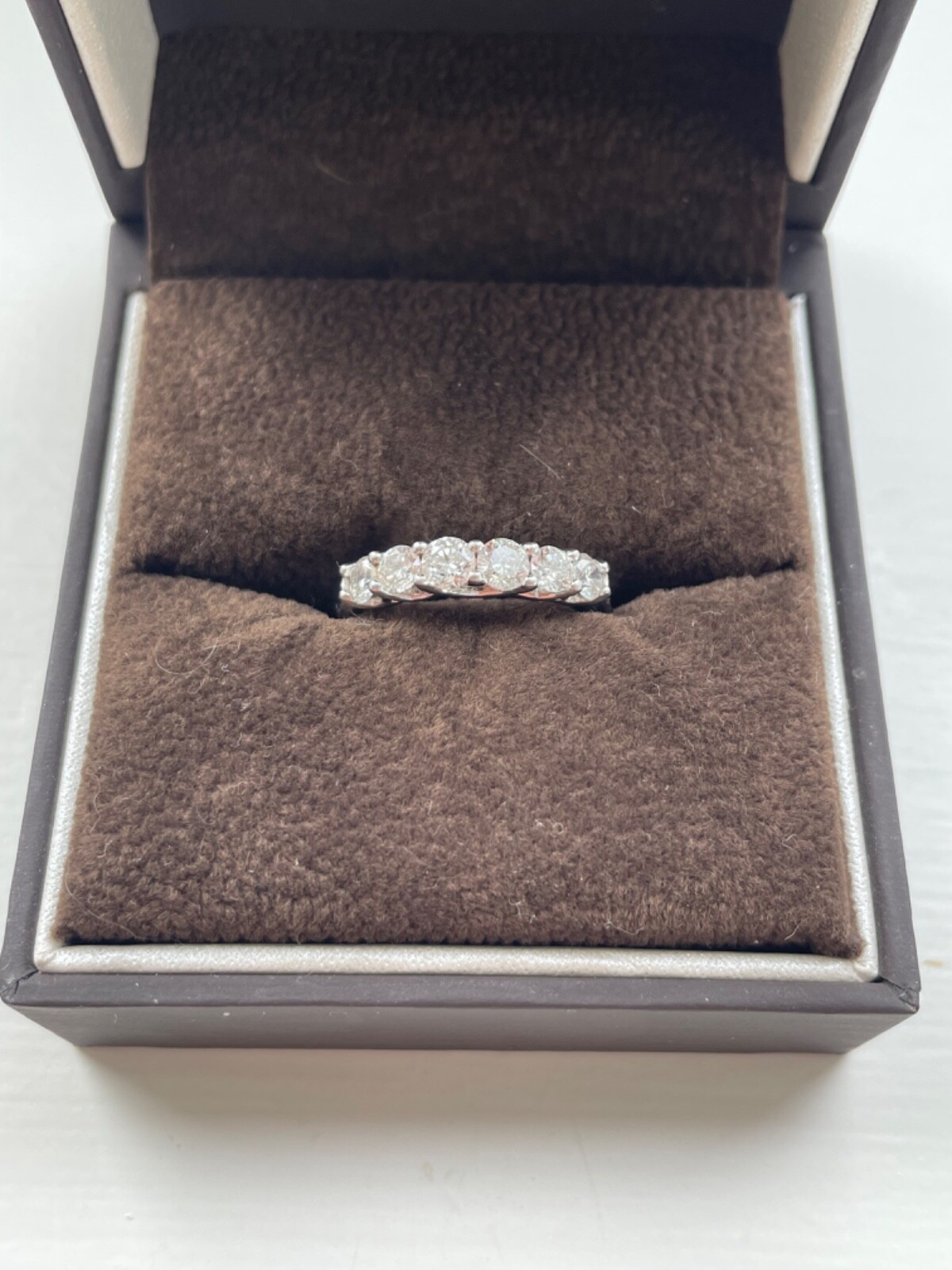 DIAMOND RING - 6 STONE ETERNITY RING 