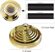 Kuahome Floor Stand Base for Indoor Flagpoles Flag Pole Base Stand Pole Holder