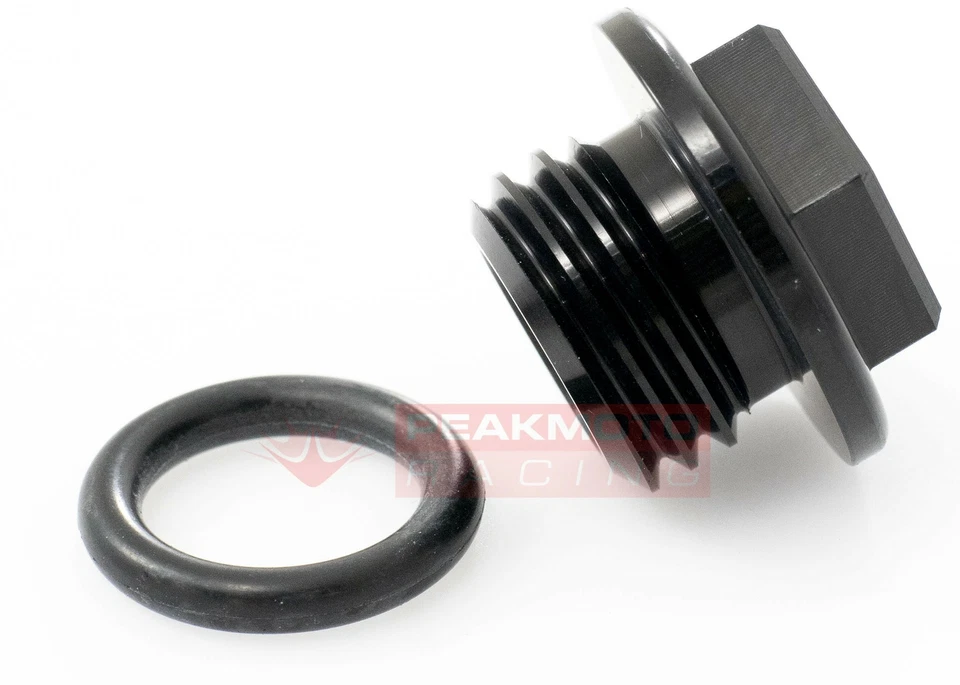 Plugue de enchimento de óleo preto Works Connection 24-072 Honda CRF150F CRF250R CRF450R - Imagem 3 de 4