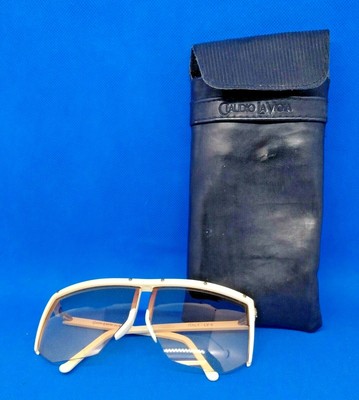 Occhiali da sole originali vintage Claudio La Viola  con custodia - anni '70