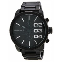 Diesel Watch Double Down 51 Dz4207 Black Stainless Steel Chronograph Diesel Watch Double Down 51 Dz4207 Black Stainless Steel Chronograph