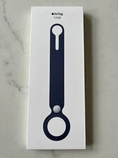 SET OF 2 NEW Genuine Apple AirTag Loop Deep Navy MHJ03ZM/A