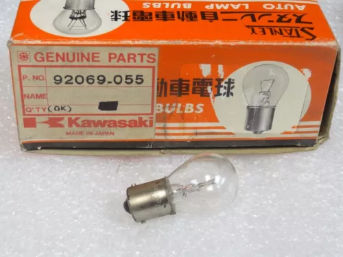 Kawasaki NOS NEW 92069-055 Bulb 12V 32CP Z1 H1 H2 S1 S2 S3 BN EJ EL EN EX KL KZ