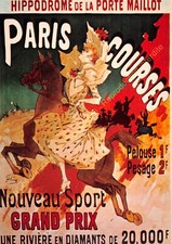 CP Poster Sport Hippodrome Of La Parte Maillot Edit Nugeron S16