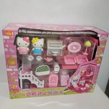 Hello Kitty Doll House Sanrio Lovely two-story house Toy Doll Furnitures　NEW