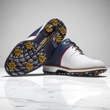 FootJoy Premiere Series Packard Liberty 54552 Wide Spiked Leather Golf Shoes