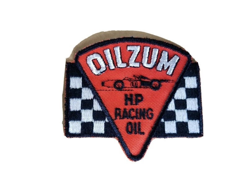  VINTAGE NOS Oilzum HP Racing Oil Embroided  Patch  