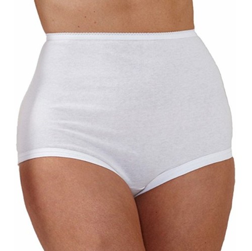 Teri Women's 100% Cotton Non-binding Cuff Leg Briefs - 3 Pair - Picture 5 of 6