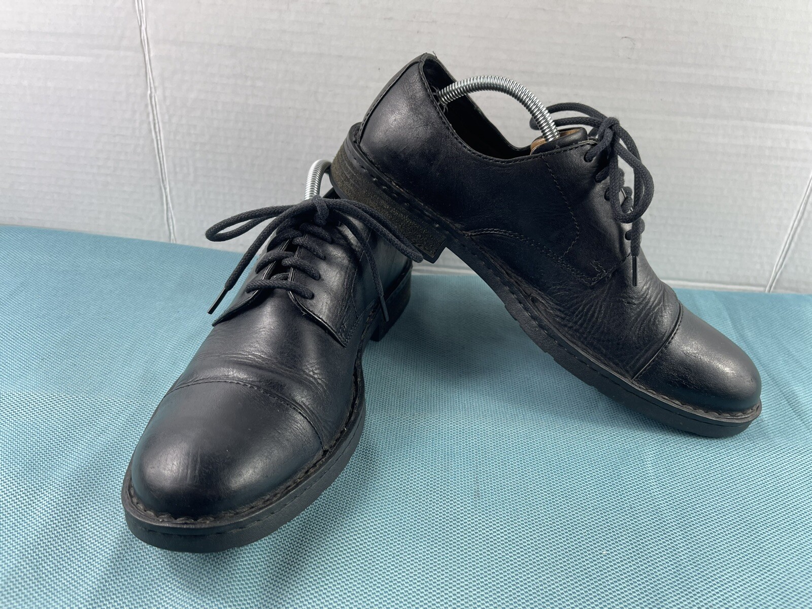 SAOLA Scarpe Born Børn Boc Oxford uomo 10 M nere pelle punta cappuccio stringate eleganti derby