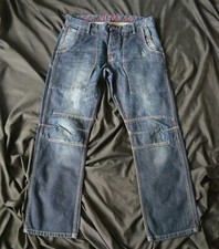 Mens Jeans Easy Relaxed Fit 34R