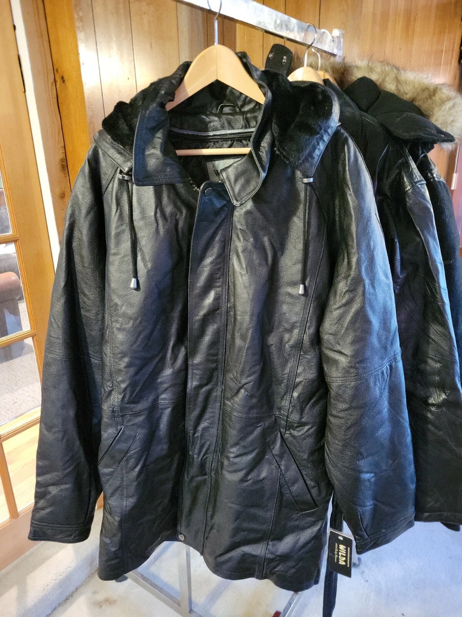 Wilda clearance leather coat