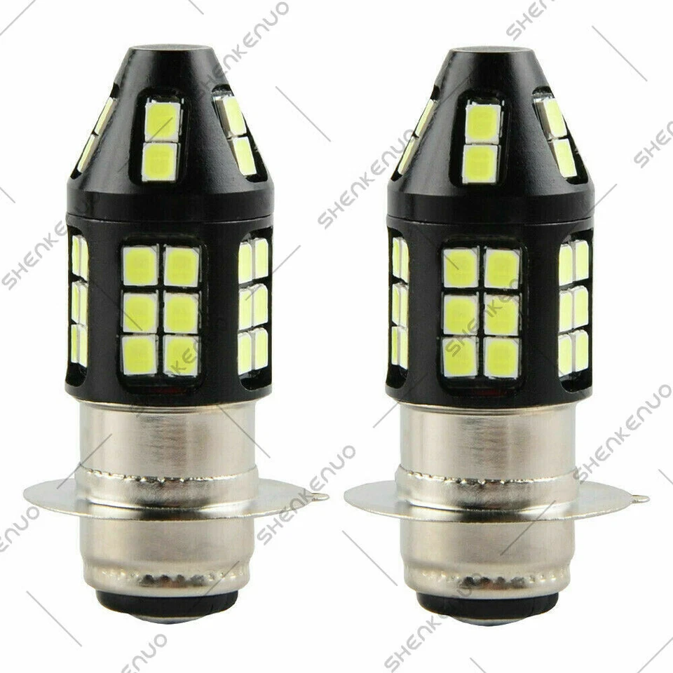 For Yamaha Rhino 450 660 700 Super White 100w H6M LED Headlight Bulbs 2pcs 6000K - Изображение 2 из 4