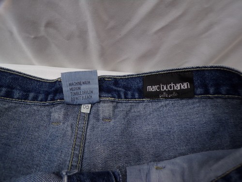 Pelle Pelle Marc Buchanan blaue Jeans Größe 34 bestickt Tasche gebraucht - Bild 4 von 10