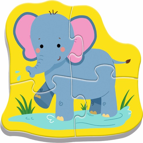Trefl Baby Classic Puzzle - Animals on the Safari - Picture 6 of 9