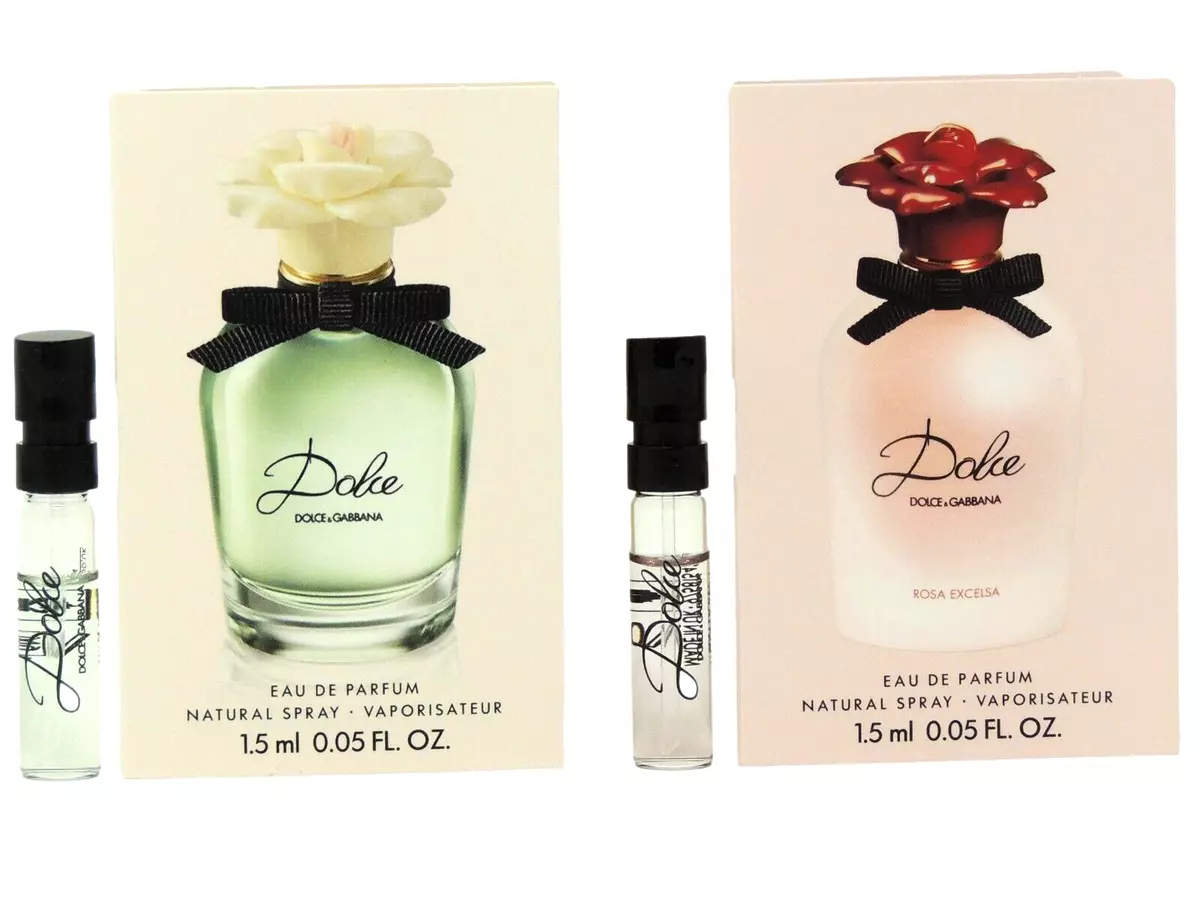 D&G DOLCE & GABBANA DOLCE ROSA EXCELSA EDP 1.5ml .05oz x 1 EACH PERFUME  SAMPLES