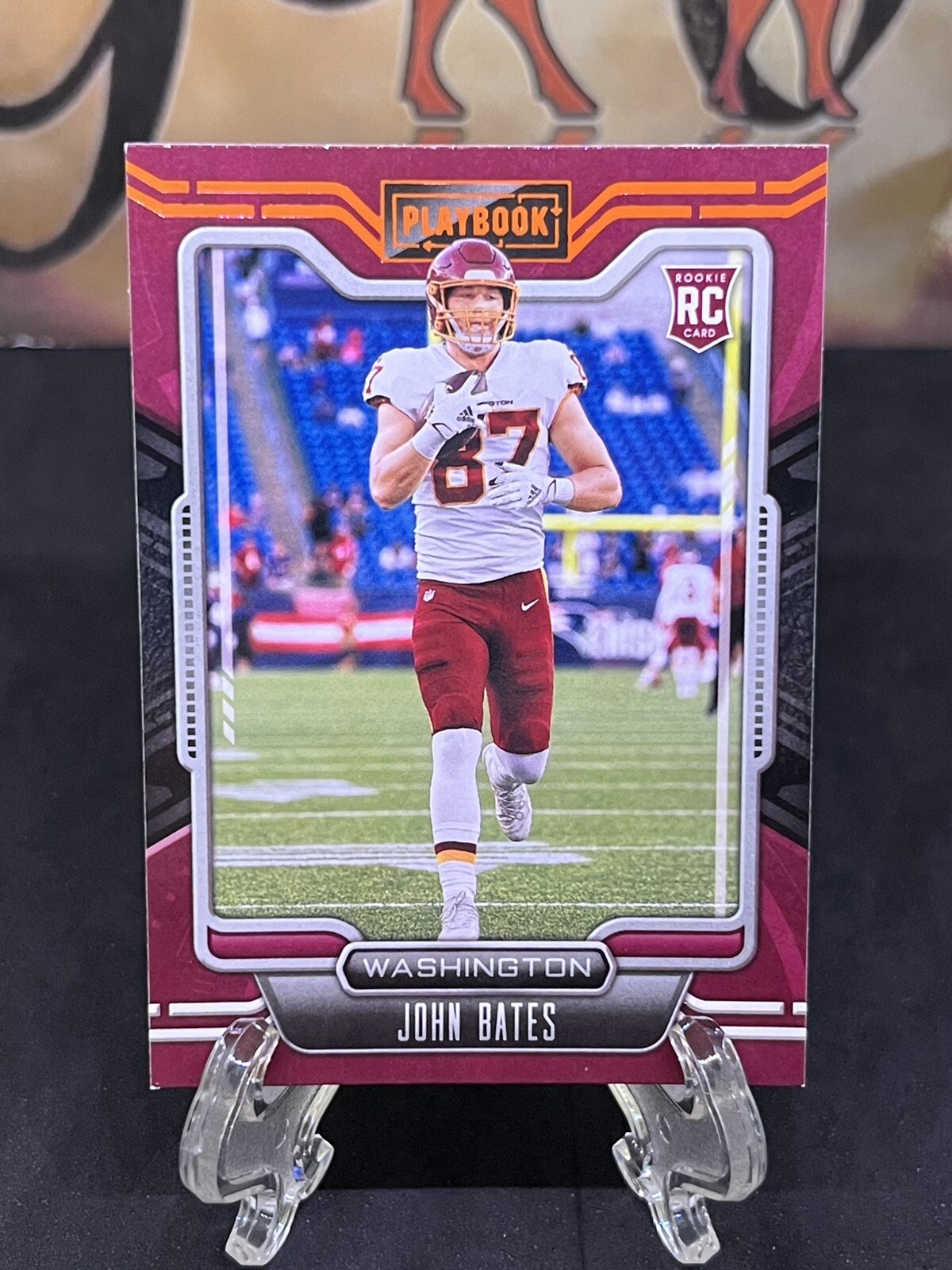 John Bates Panini Playbook #180 Orange