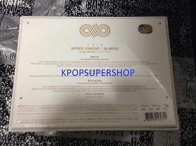 INFINITE 2012 Concert Second Invasion Evolution 3D Movie Blu-Ray